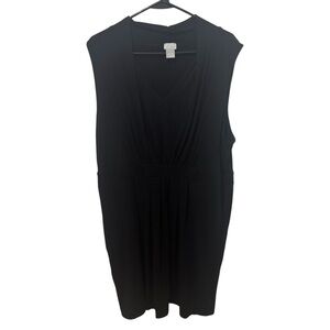 Chico's Classic Black Midi Dress
